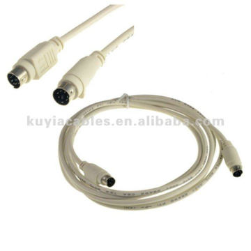 Белый 6-контактный удлинительный кабель для клавиатуры M до M 1,5 М